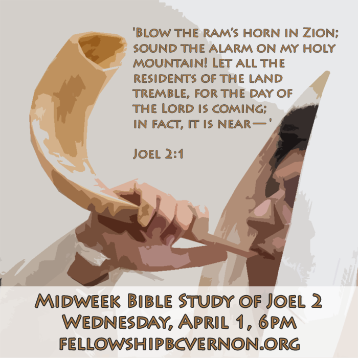 Wednesday evening Bible study, 4/1/20