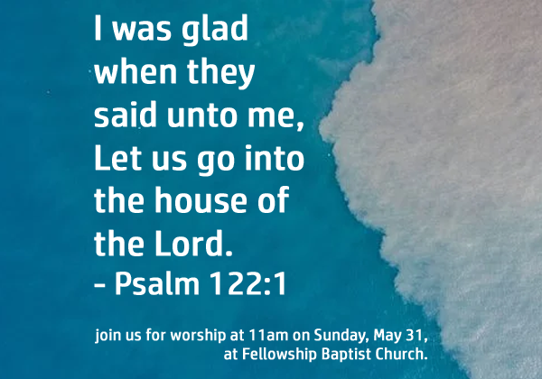 Worship services resume May 31