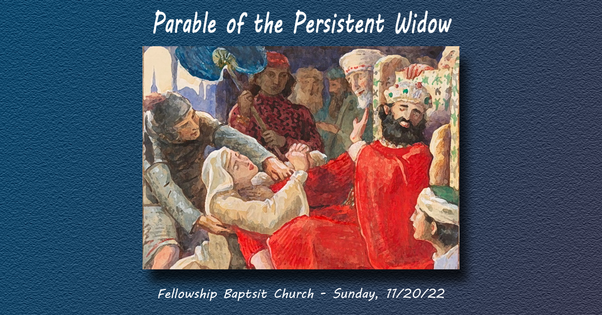 Parable of the Persistent Widow