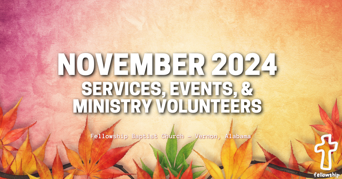 November 2024 at Fellowship